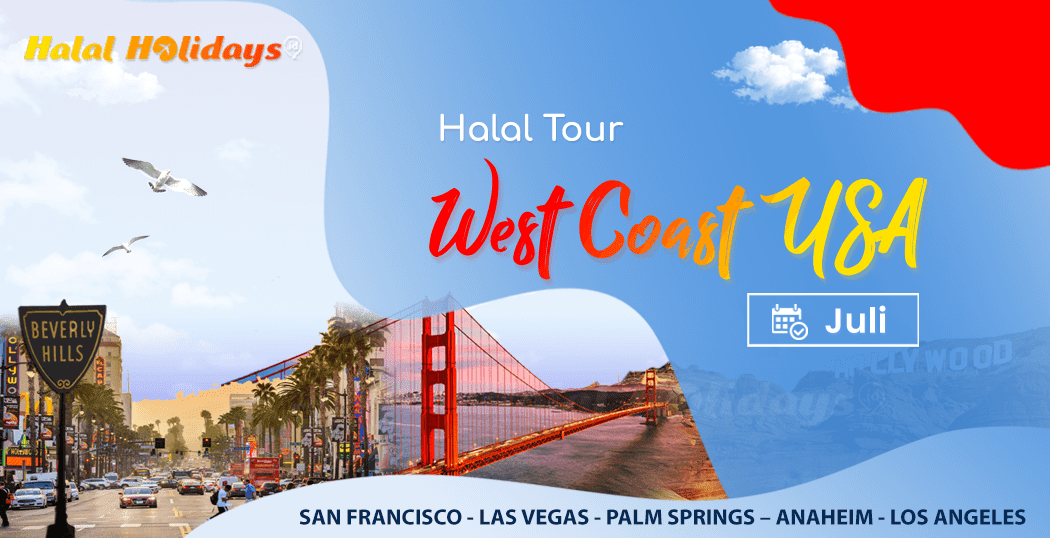 Paket Wisata Halal Tour Amerika West Coast USA Murah Juli