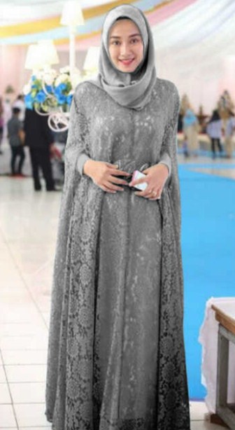 46 Model Baju Batik Dress Panjang Muslim Modern Masa Kini ...