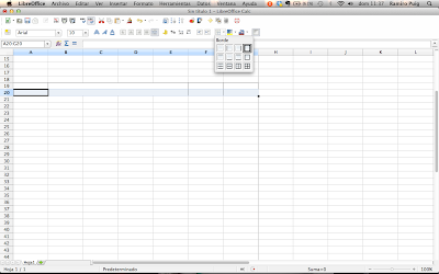 Libreoffice calc