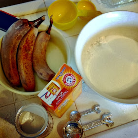 Baking banana cake #bananacake #baking