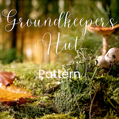 pictures of a fantasy forest with the words groundkeepers hut pattern
