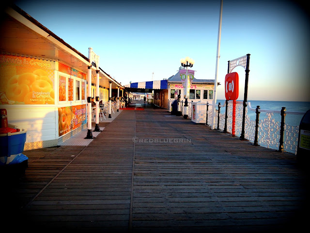 Deck of Brighton Pier, Brighton,UK