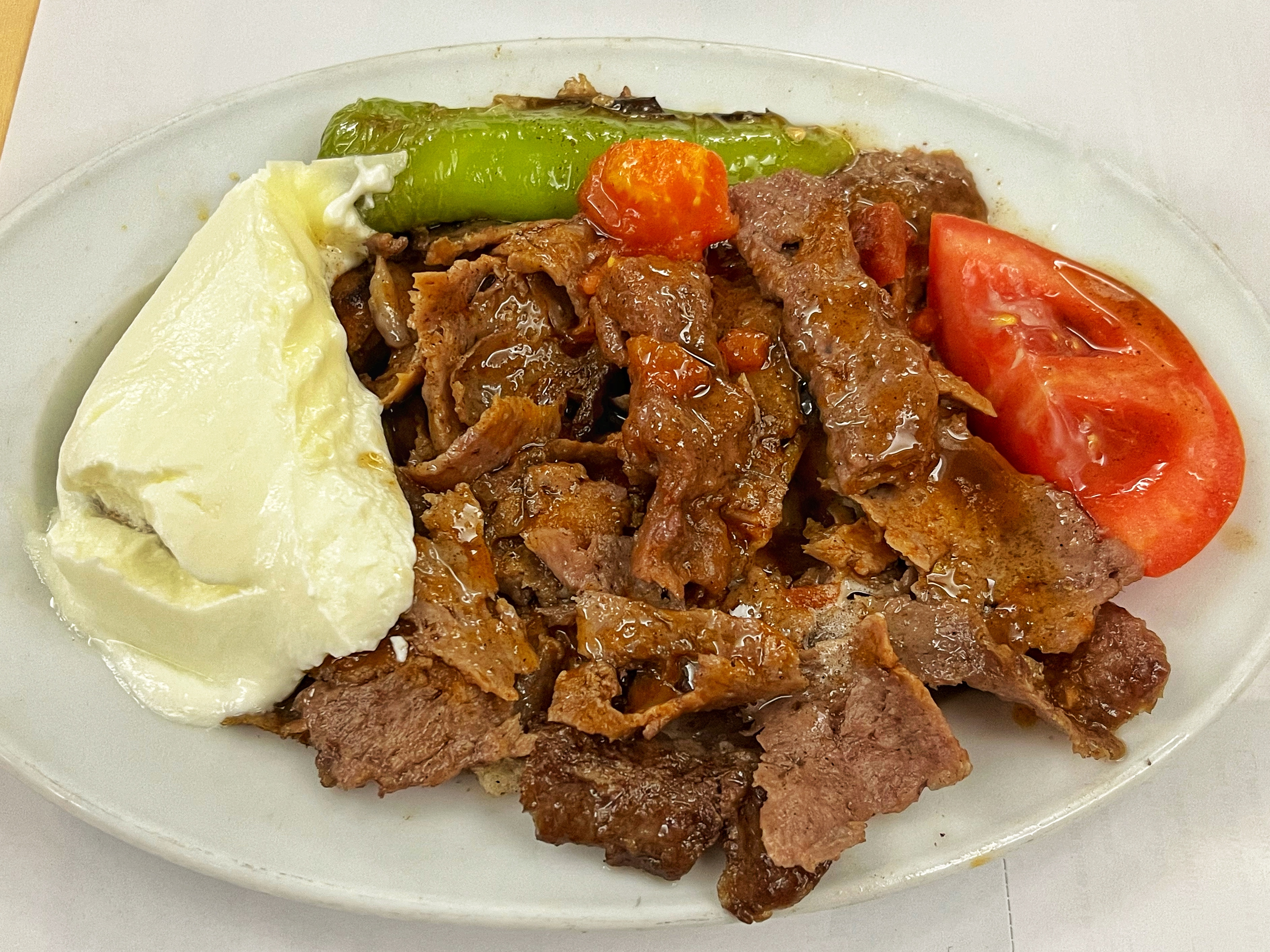 the original iskander kebab by Kebapçı İskender, Istanbul, Turkey