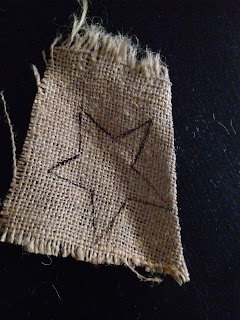 étoile en jute