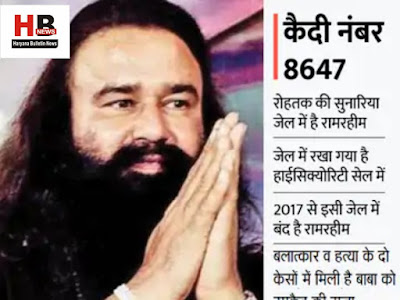 Ram Rahim will come out of jail again: sought parole from the government, willing to attend the satsang at Sirsa Dera on January 25