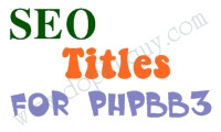 SEO titles phpBB