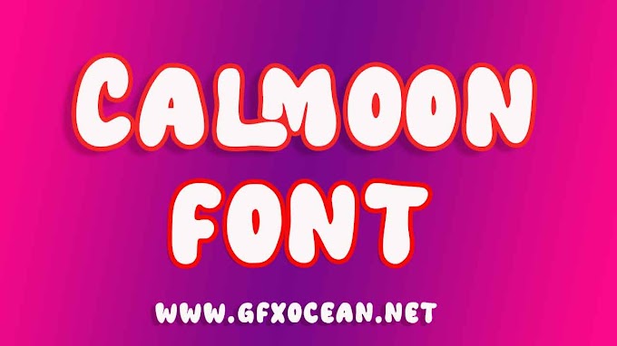 Calmoon Bouncy Display Font by Maulanacreative Download Free