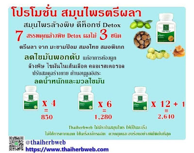  สมุนไพร รักษาโรค ตรีผลา ทองคำ Thai Herb ล้างพิษชั้นสูง ดีท็อกซ์ Detox ล้างสารพิษ ไขมันพอกตับ ราคาส่ง ราคาถูก