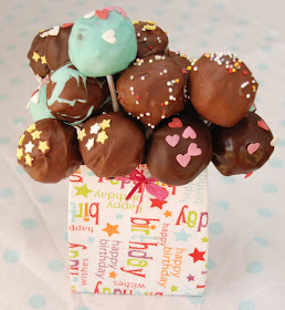 Cake Pops de fresa