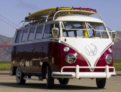 The VW Van Surf Van Hippie Van Surf Bus Kombicall it what you will 