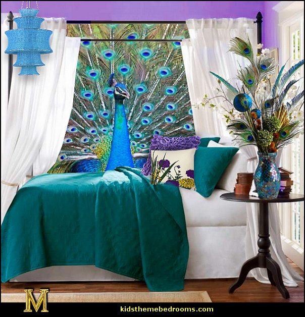 Amazing Ideas! 32+ Peacock Decorating Ideas For Bedrooms