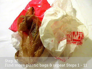 *Step 12. Find more plastic bags & repeat Steps 1 - 11.