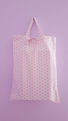 Unlined tote bags with pretty seams
