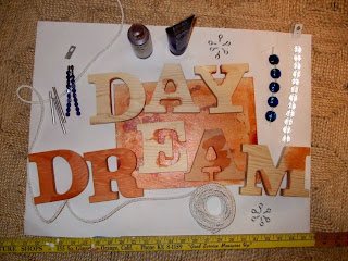 Daydream Cottage at Seabrook Suspended Letters Art Project