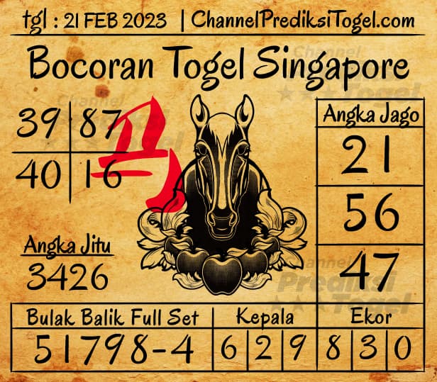 Bocoran Togel Singapore