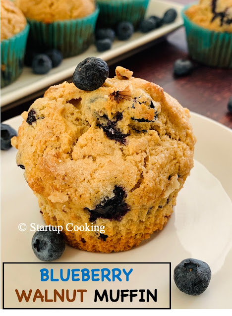 blueberry walnut muffin