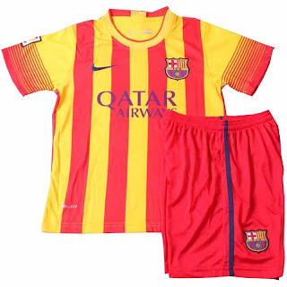 Jersey Kids Barcelona Away 2013-2014