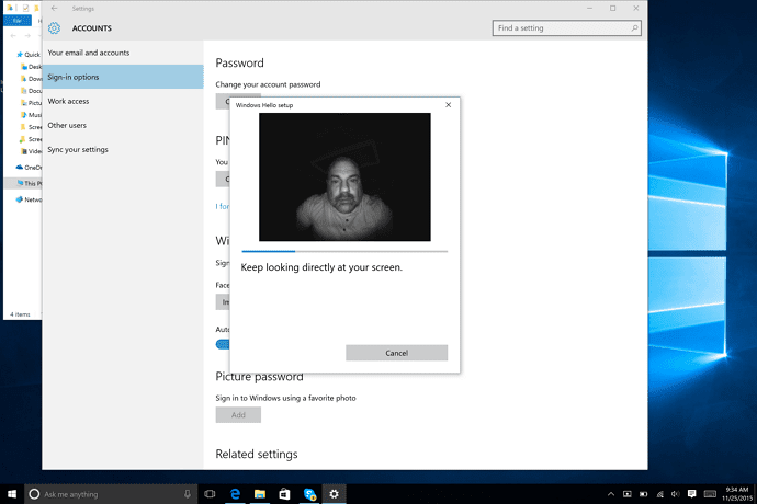 windows hello