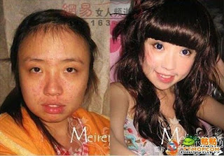 Before and After Makeup