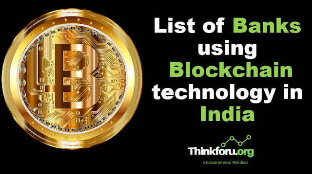 Cover Image of List of banks using blockchain technology in india