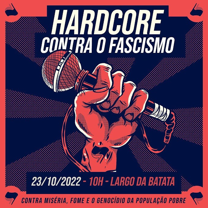 Hardcore Contra o Fascismo convoca novo ato, hoje, com a presença de diversas bandas em SP