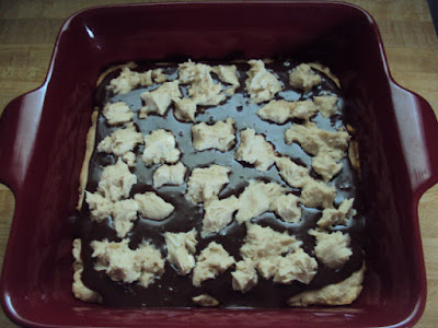 chocolate caramel earthquake shortbread squares; flourmewithlove.com