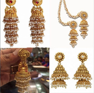 layered jhumkas