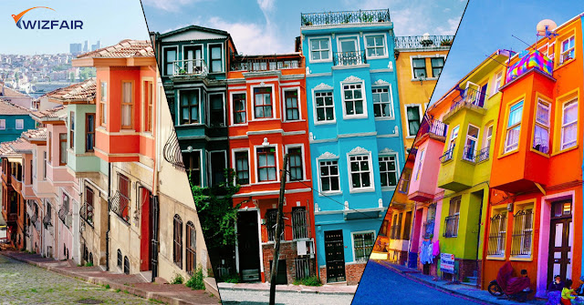 Colorful Balat Istanbul Turkey