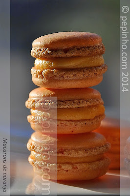 Macarons de naranja