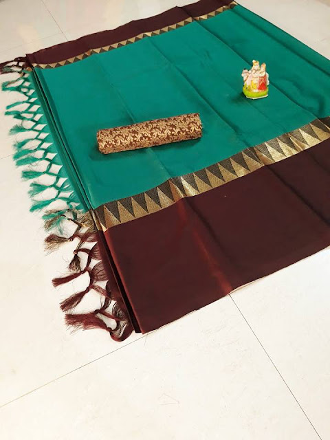 soft cotton silk saree