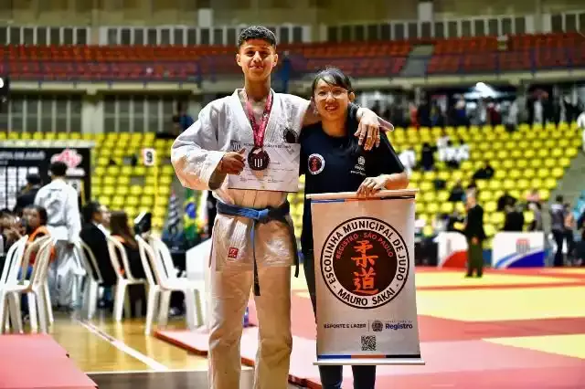 Aluno da Escola Municipal Mauro Sakai conquista bronze no Campeonato Paulista Aspirantes 2024