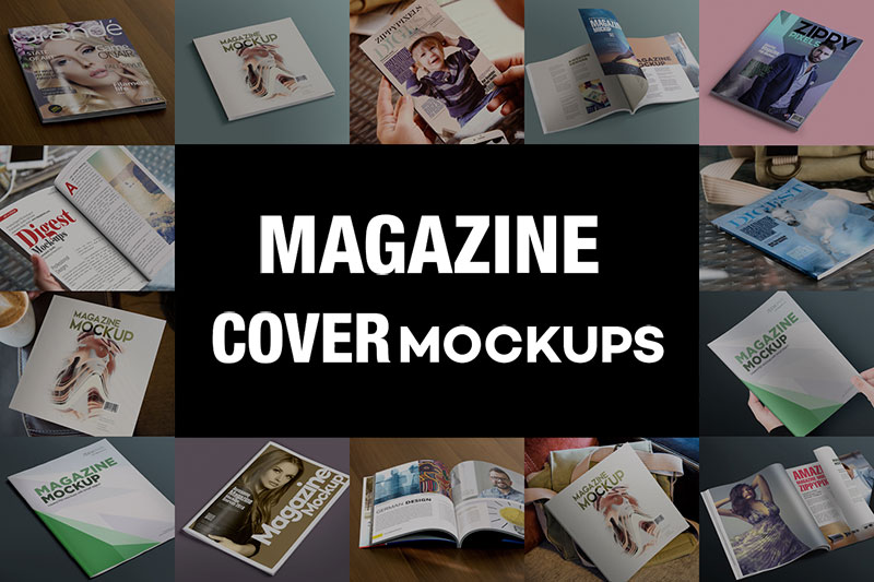 49 Latest Free Realistic Magazine Mockup PSD