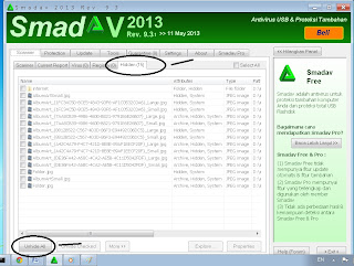 Cara Menampilkan File Hidden Dengan Antivirus Smadav