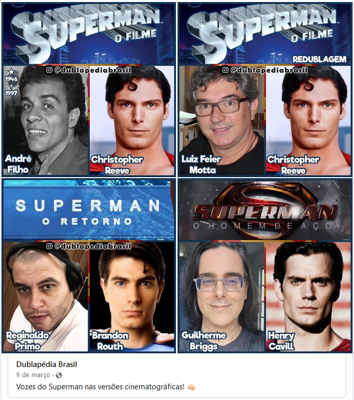 Dubladores do Superman Super-homem José Leonardo Mundo da Dublagem Elenco de Dublagem