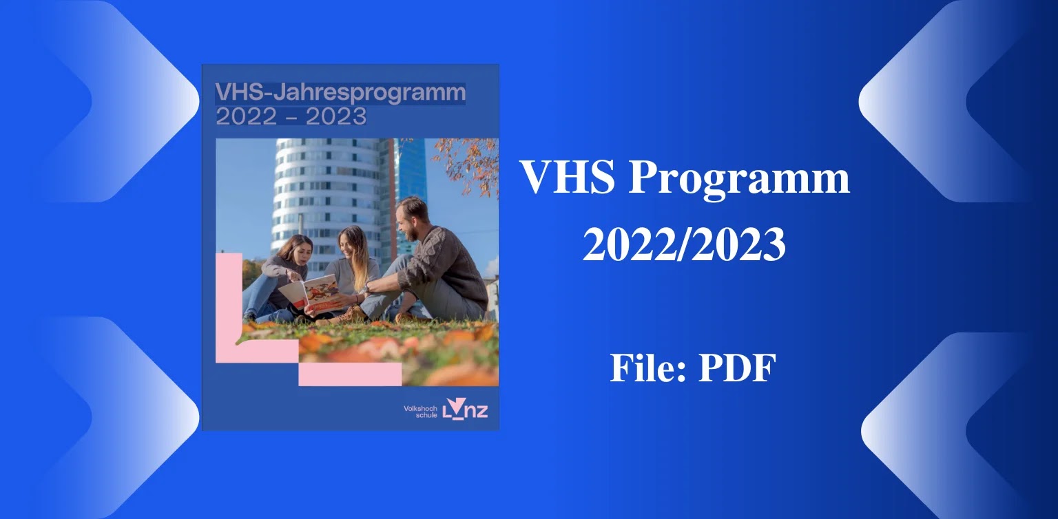 VHS Programm 2022/2023 (PDF)