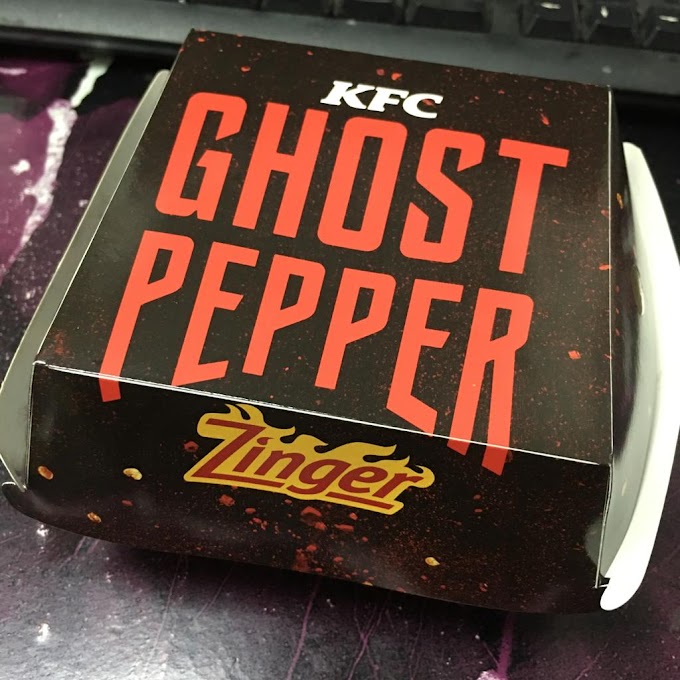 KFC Ghost Pepper, Roti Zinger berwarna merah