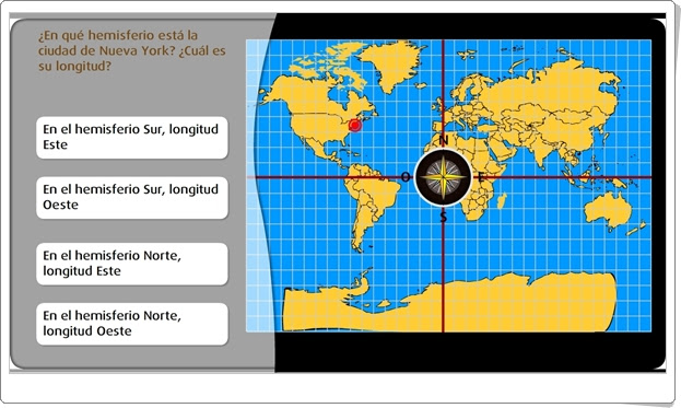 "Los paralelos y los meridianos" (Juego de Ciencias Sociales de Primaria)