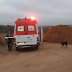 Operário fica ferido após terreno ceder em canteiro de obras, em Cruz das Almas