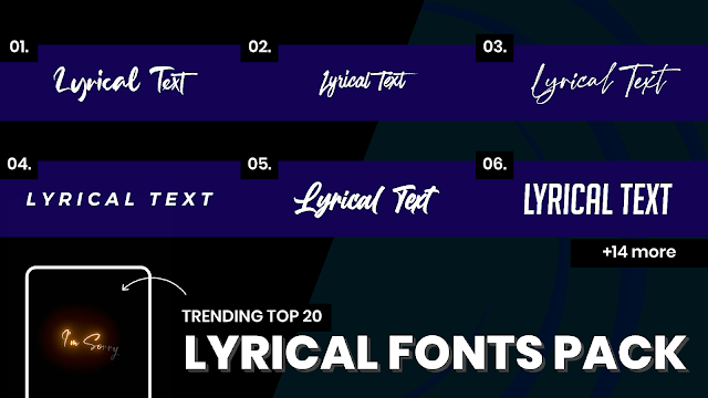 20+Trending Alight Motion Editing Font Download Link Editingzone