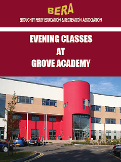 Broughty Ferry Education and Recreation Association evening classes at Grove Academy, Dundee Autumn 2015