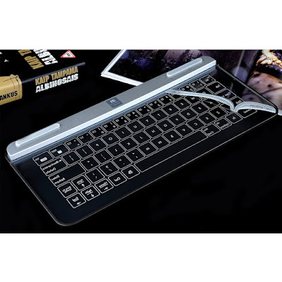 Transparent Wireless Bluetooth Glass Keyboard