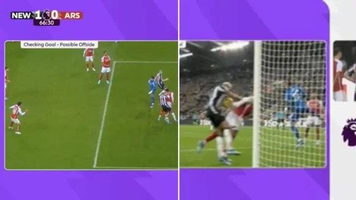 Anthony Gordon's goal was allowed to stand against Arsenal because of VAR 'loophole'
