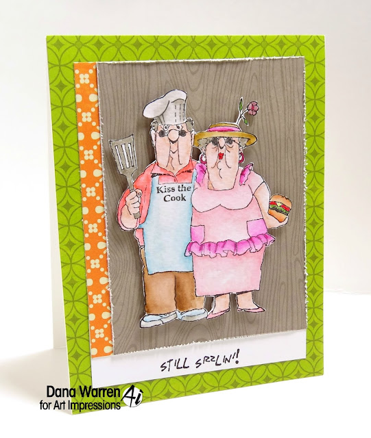 Dana Warren - Kraft Paper Stamps - The Alley Way Stamps