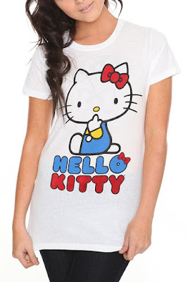 Kaos Lucu Dress Hello Kitty gede