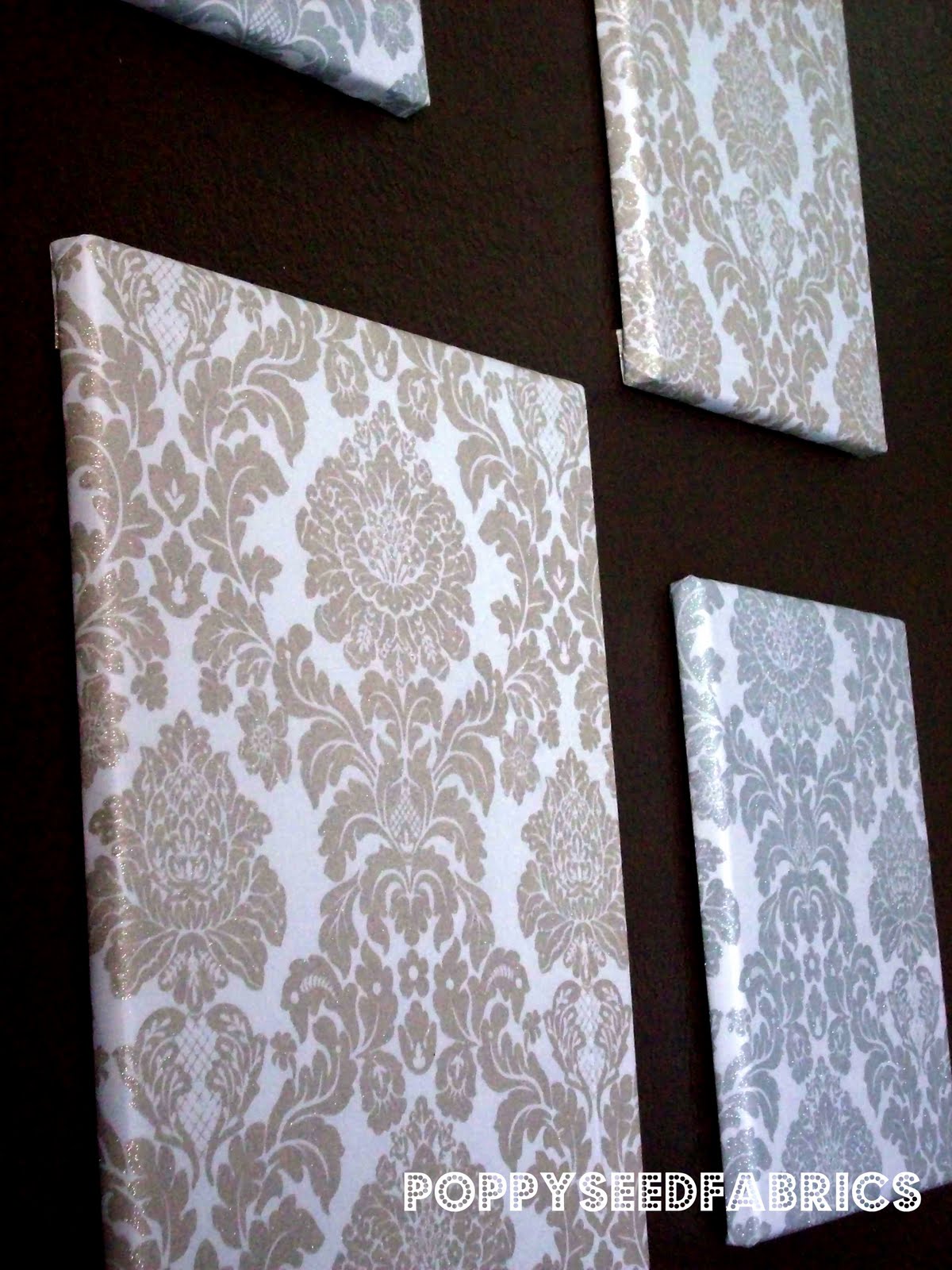 POPPYSEED FABRICS Fabric  Wall  art TUTORIAL