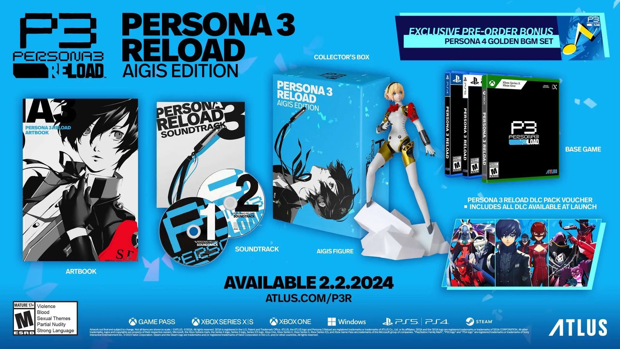 Persona 3 Reload (Multi) será lançado em 2 de fevereiro de 2024 ...