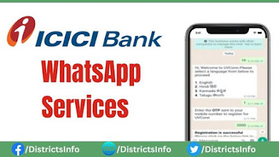 ICICI Bank WhatsApp services