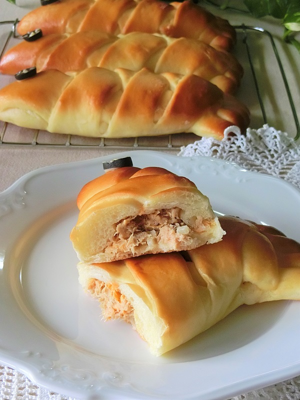 Bon Bon Art Cooking レシピ かわいいお魚の形のツナチーズパン 工程写真付き