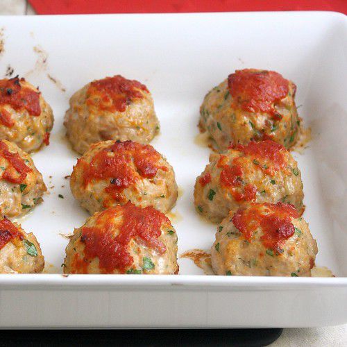 Baked Chicken Meatballs Recipe