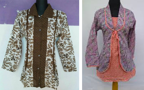 model baju batik untuk kerja